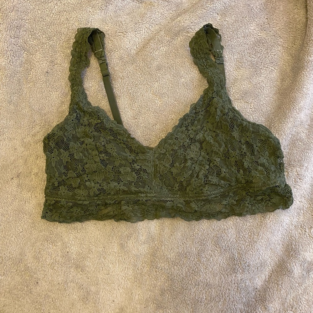 Olive green bralette